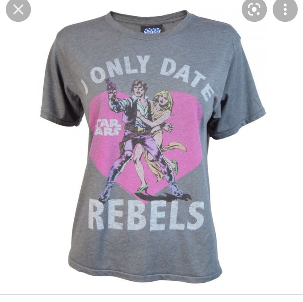 Junk Food I Only Date Rebels T-Shirt